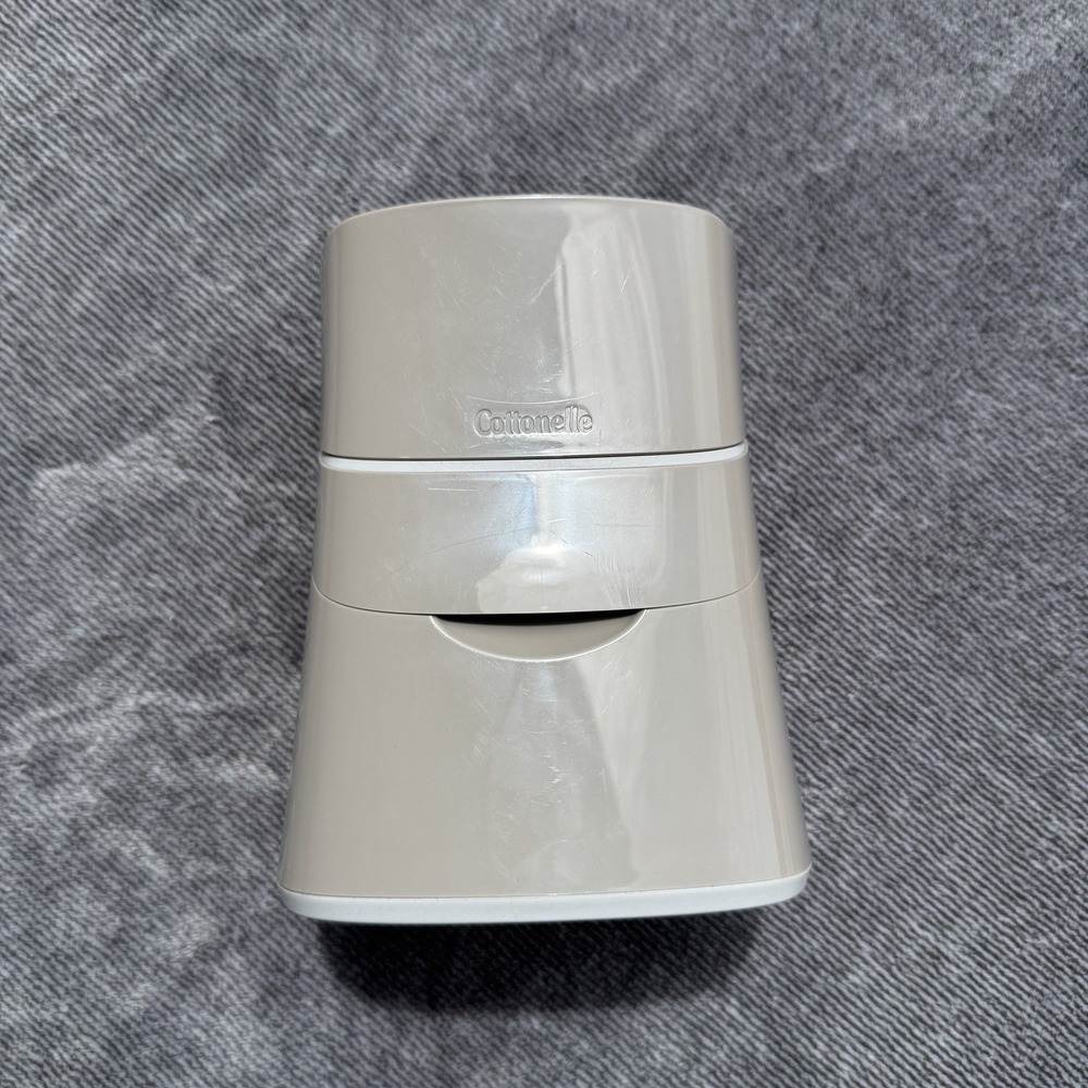 Cottonelle Grey upright storage dispenser for flushable wipes